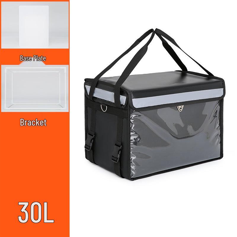 Cutie Izolată Impermeabilă pentru Livrare Mâncare pentru Standuri Stradale - Disponibilă în Mărimi Mari și Mici