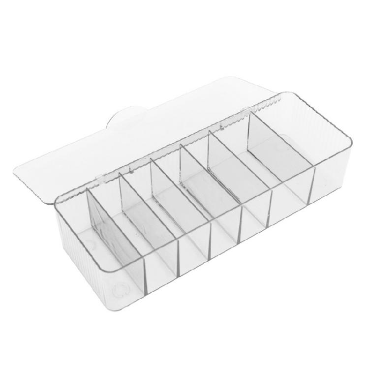 Cable Storage Box with Lid Clear Charger Cord Organizer Desk Organization Case