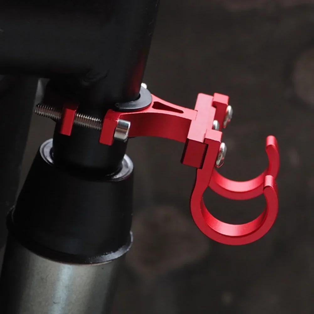 Electric Scooter Metal Hooks CNC Portable Helmet Rack Bike Tube Storage Hanger Simple Double Buckle Ebike Motorcycle Accessories