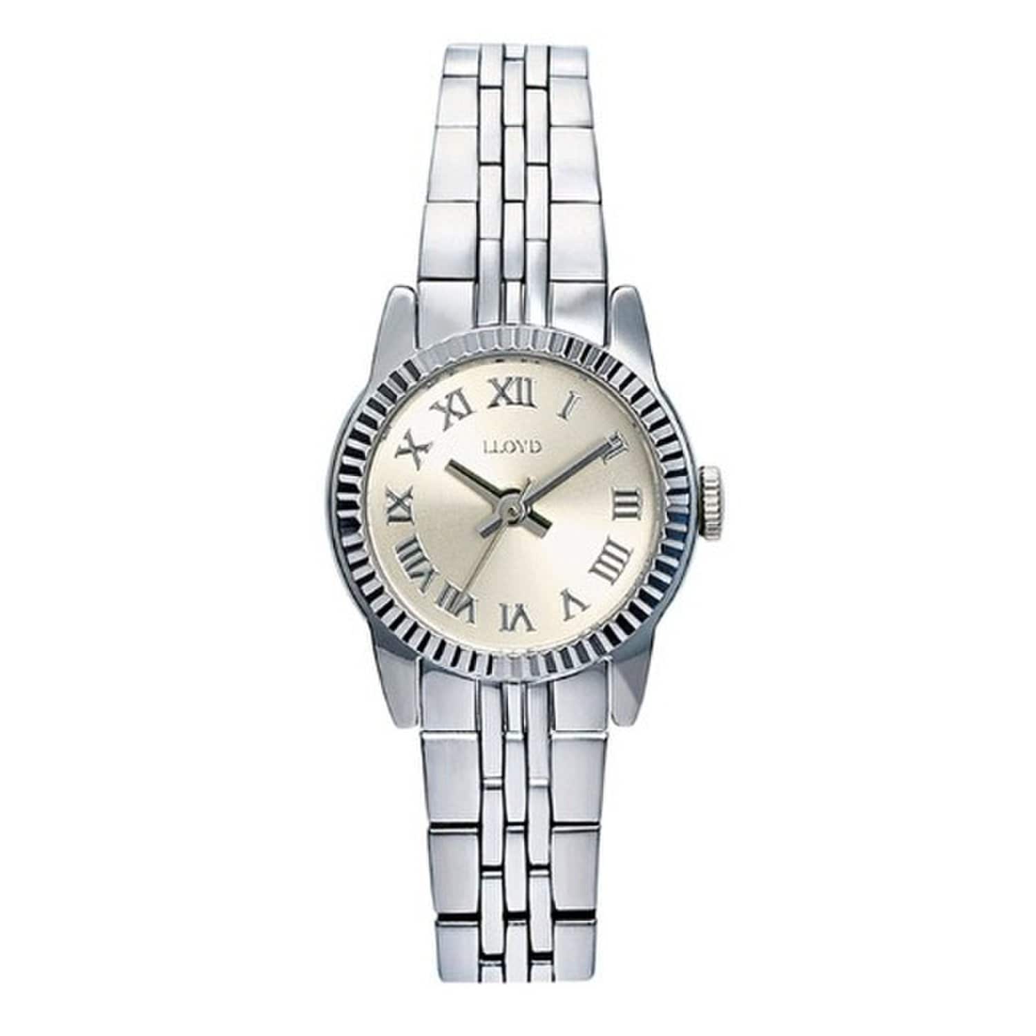 [LLOYD] Awesome Sole Women s Metal Watch - Silver Champagne Gold LL2G26503RSG