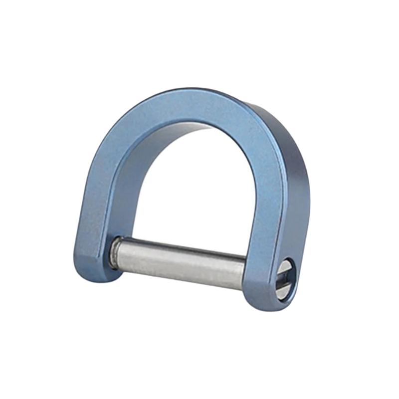 

Multifuntional Alloy Carabiner Secure Locking Mechanism Key Rings for Backpacks Key and Outdoor Organization синій