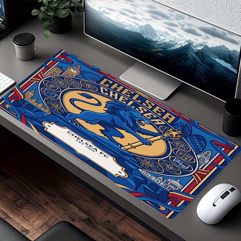 Chelsea Football Club Print Mouse Pad, for Keyboard Pad Laptop PC Mat for Office Home Use, Desk Decor, Perfect Birthday Gift for Gamers