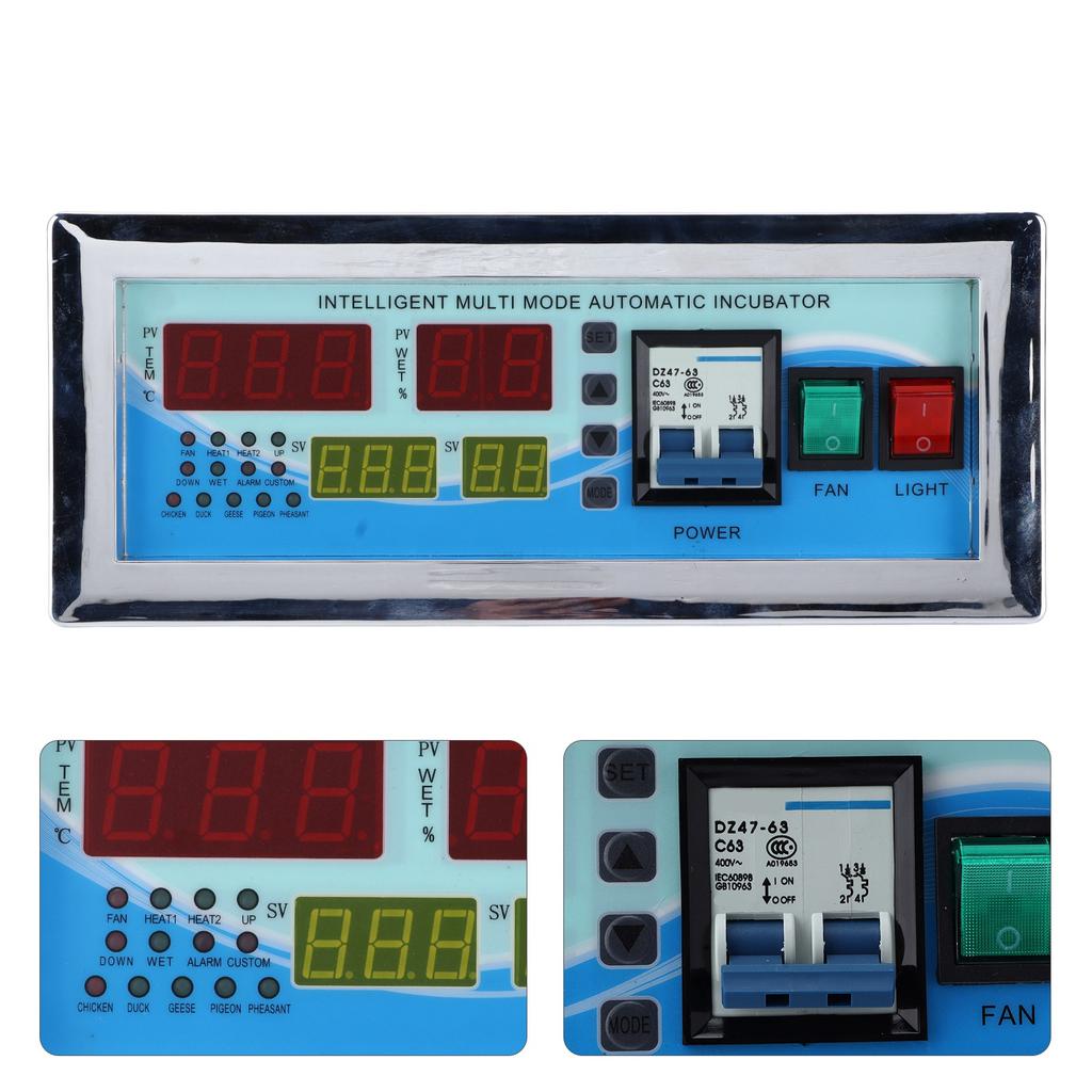 Incubator Controller Multifunction Automatic Temperature and Humidity Incubator Management System for Intelligent