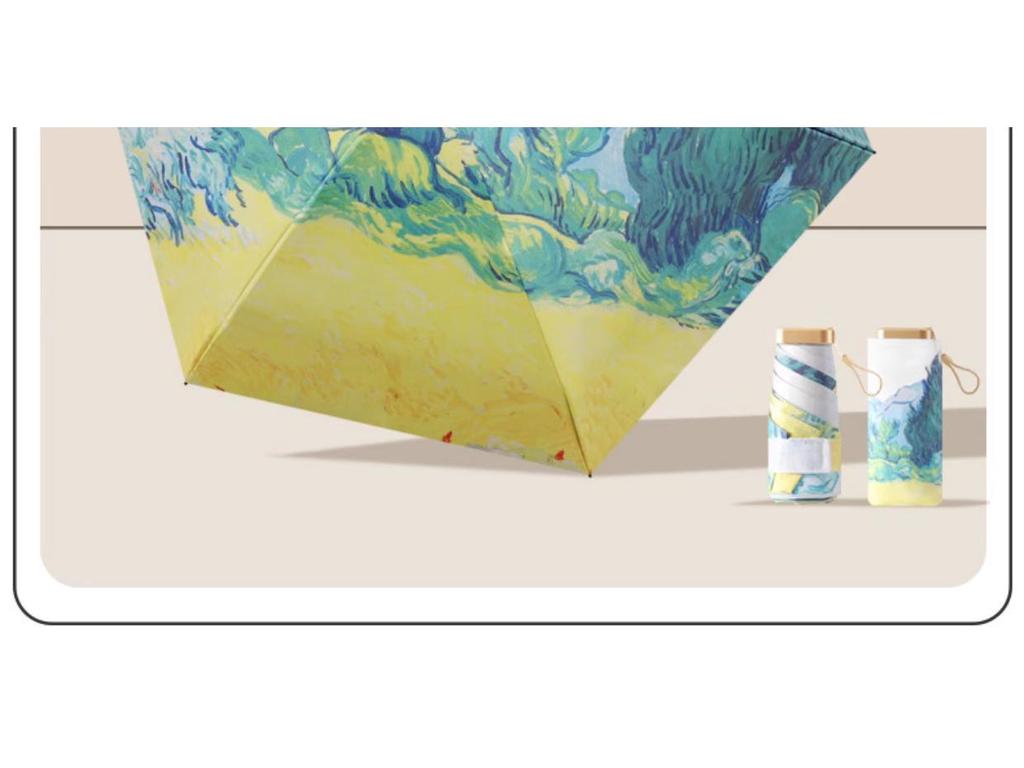 Mini Portable Sun & Rain Umbrella: Anti-UV Black Glue Parasol for Women