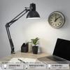 OHM ELECTRIC AS-N10AW-K Table Lamp (Steel Body, Aluminum Clamp) Black