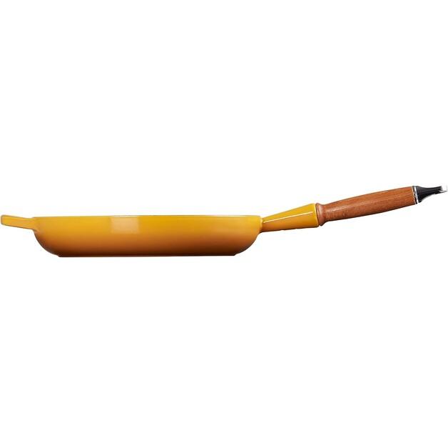 Чугунная сковорода Le Creuset Signature 28 см, нектар (20258286720422)