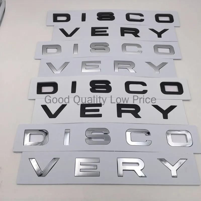 Per Discovery Sports Emblema Discovery 4 3 5 2 TD5 Accessori ABS 3D Cromo Lettere Auto Cofano Anteriore Logo Distintivo