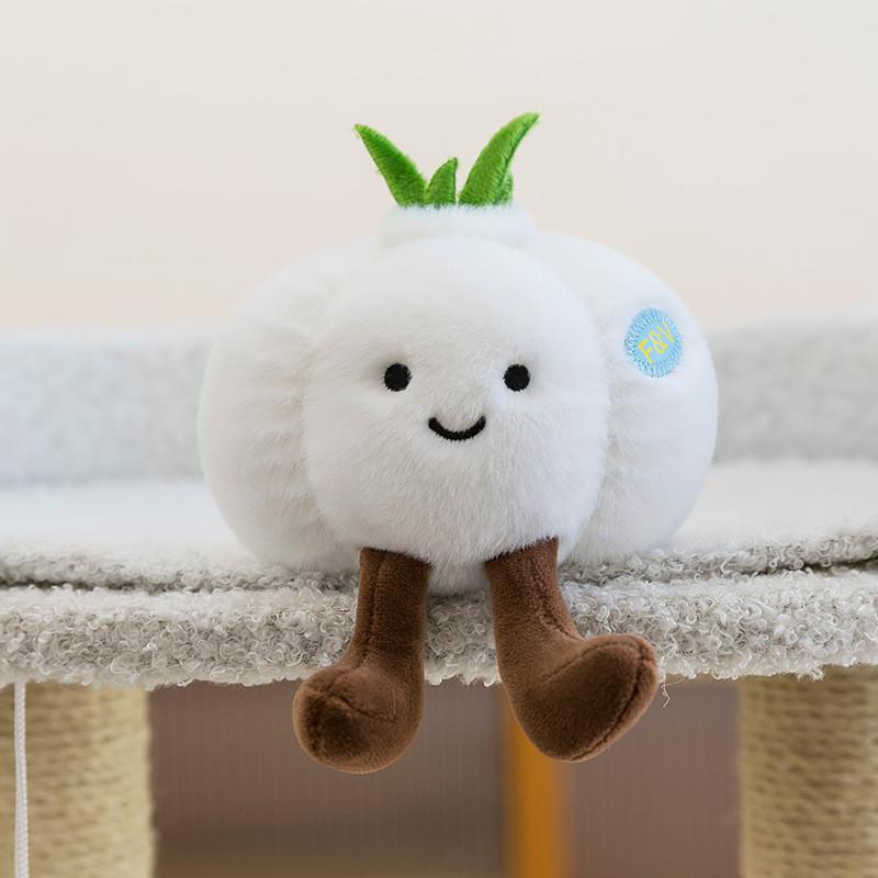 Plush Vegetable Collection Eggplant Mushroom Corn Garlic Gift For Kids