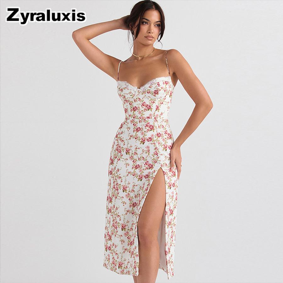Summer Hot Sale New Small Floral A-Line Swing Dress for Women