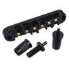 6 String Guitar Bridge Replacement Roller Saddles Guitar Bridge Tailpiece Electric Guitar Bridge Easy To Install