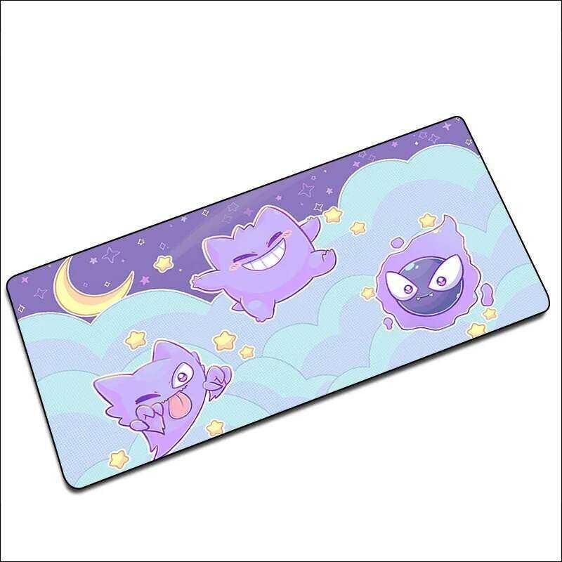 PPokemonsGGengars Mousepad Keyboard Extended Gaming Mouse Pad Office Accessories Large Desk Mat Anime Mouse Mats Cute Carpet