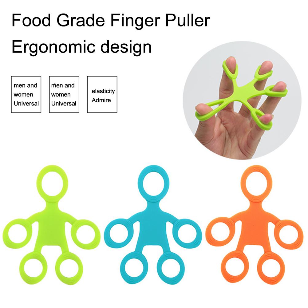 

3 шт. Эспандер для пальцев рук 3 уровня Силиконовое кольцо Усилитель Тренажер Лента сопротивления