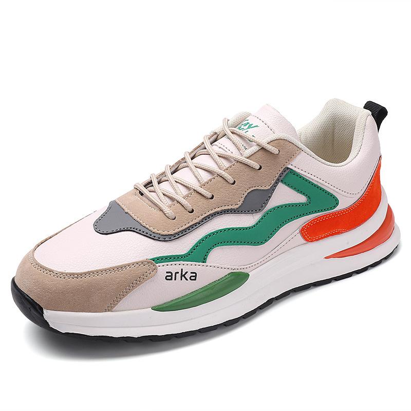 

Весенние мужские туфли больших размеров из кожи, модные трендовые туфли Daddy Shoes, мужские кроссовки в повседневном стиле 39