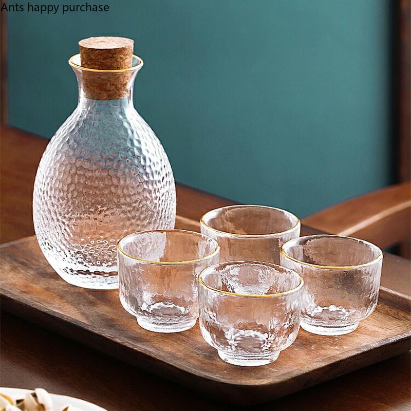 Szklany Zestaw do Sake Zestaw Kieliszków do Wina Podgrzewacz do Wina Fleszka Kieliszek do Shotów Zestawy Kieliszków do Białego Wina Dozownik do Wina Dzbanek do Sake Piersiówki Naczynia do Napojów