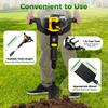 Portable 52CC Gas Tree Digger,1500/min Hammering 2-Stroke Engine for Tree Planting,Landscaping,Nursery & Fence Post Installation