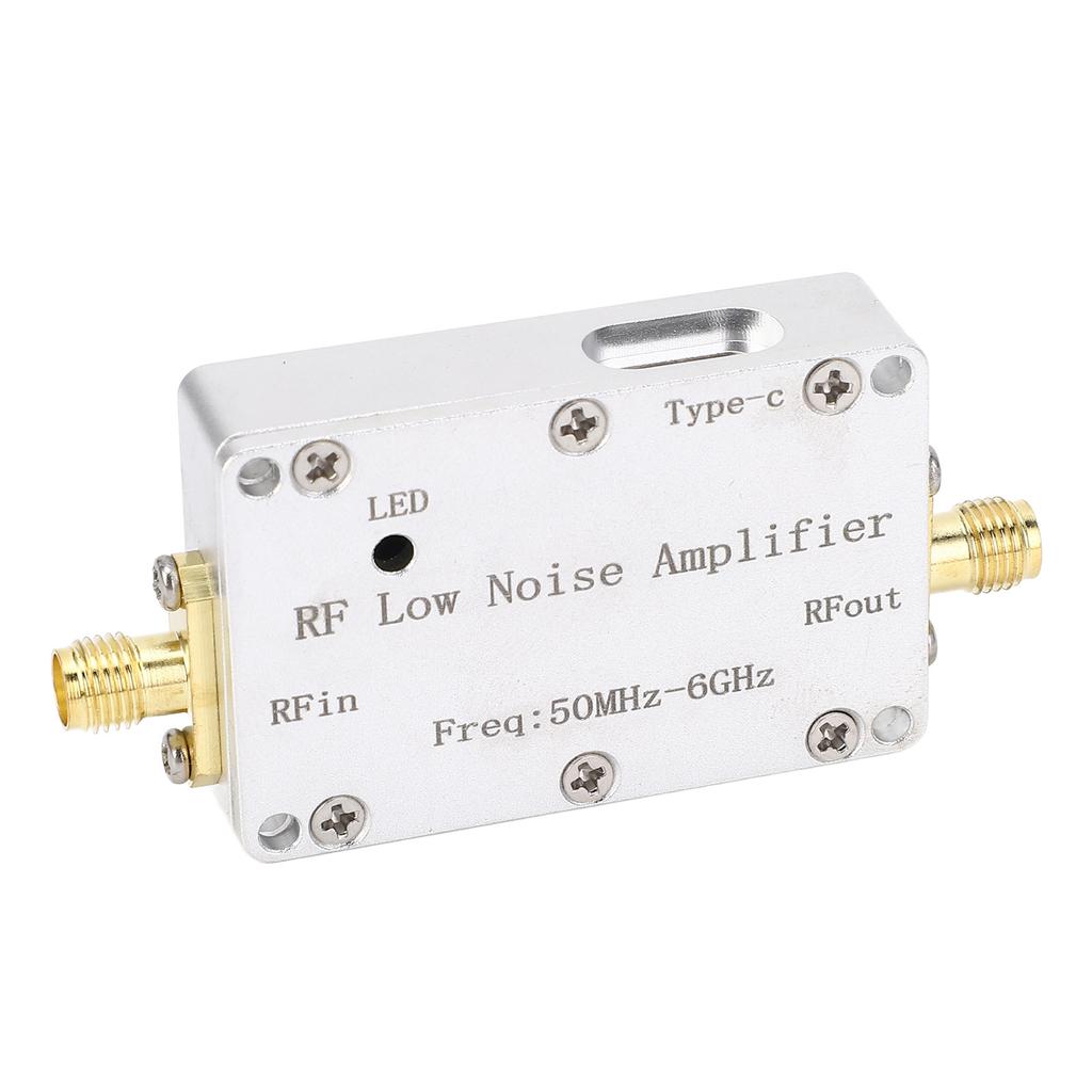 30dB Low Noise Receiving Module 50MHz 6GHz RF Switch Module Cover P VHF UHF S L C Bands 5V Single Power Supply