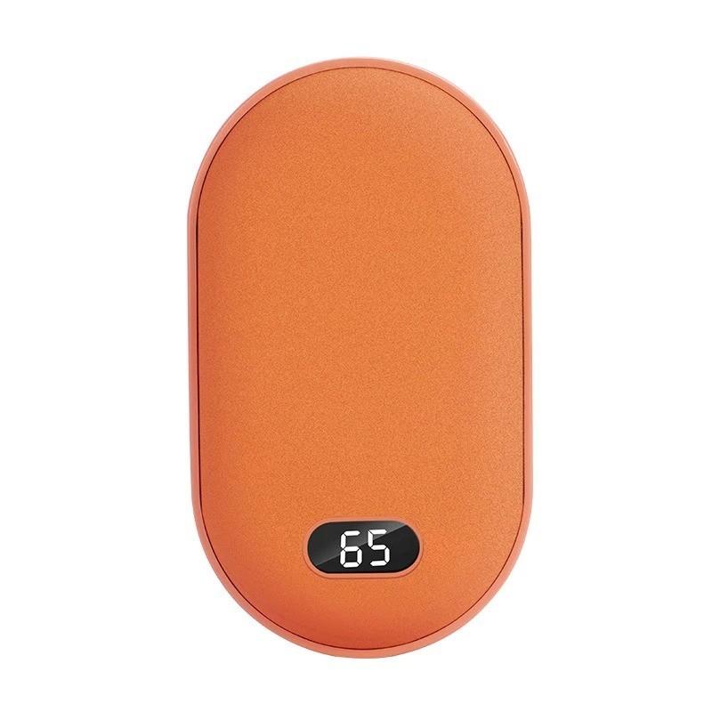 10000mAh Portable 2 in 1 Hand Warmer Power Bank Winter Double Sided Fast Heating Digital Display Warm Hands Treasure