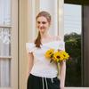 Egoiseuteu [Blue Label] Ribbon Off-Shoulder Blouse Es2Obl08