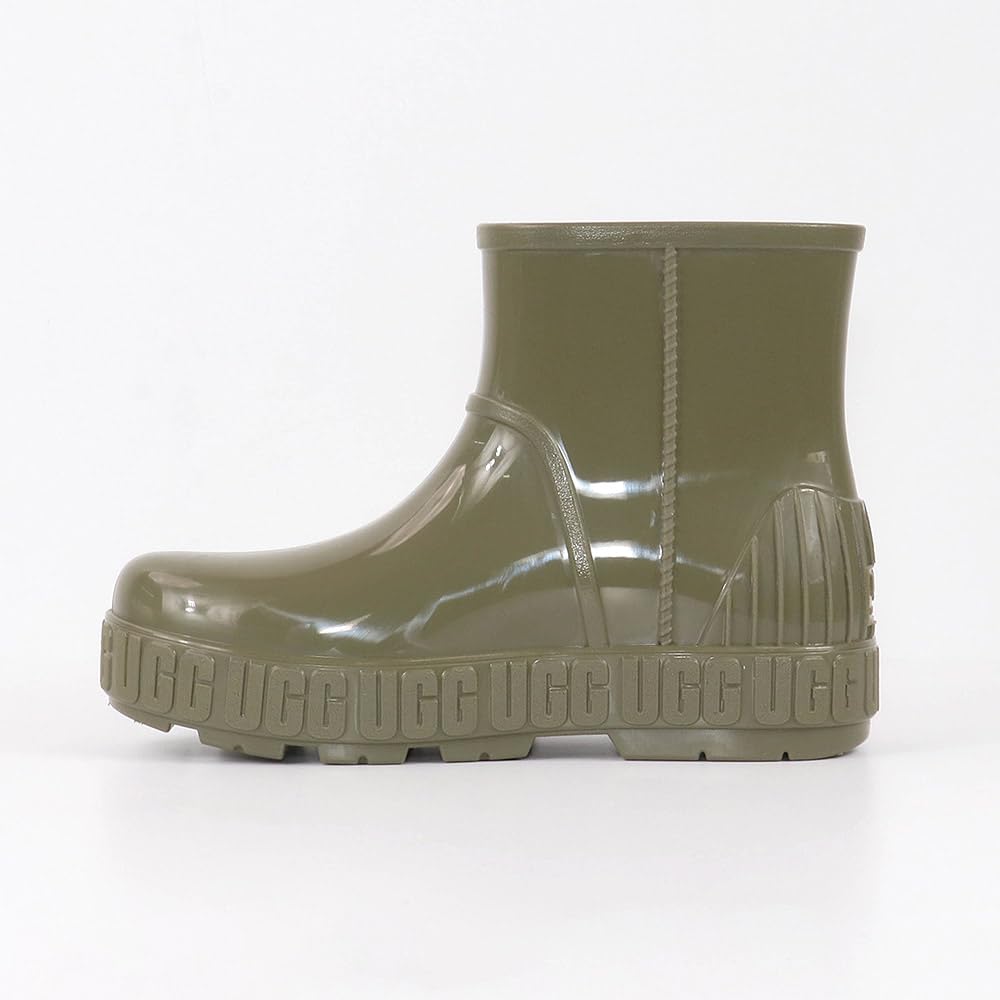 UGG DRIZLITA Waterproof Rain Boots 0 Women's (BURNT OLIVE, 24-point measurement, centimeters) [Used]