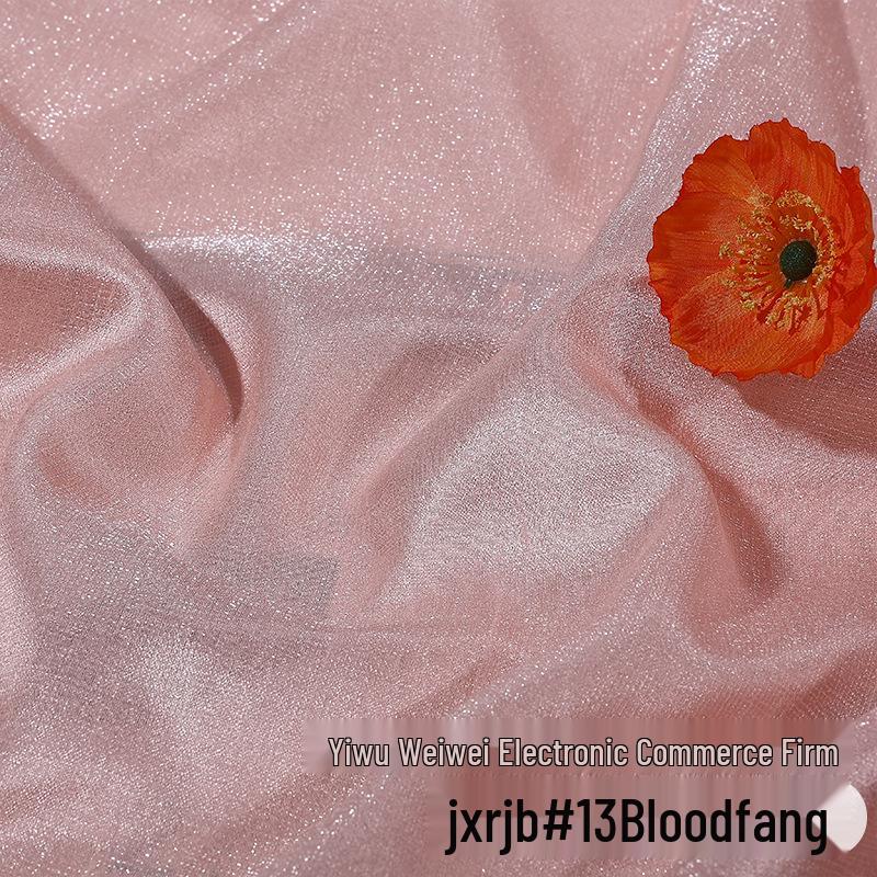 Meteor Satin Fabric: Flash Bark Satin Hanfu Skirt, Sofa Cushion, Pillow Cloth, Decorative Fashion Clothing Fabric.