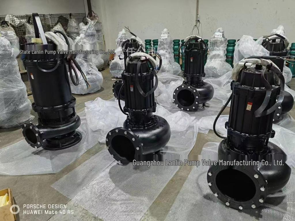 High Flow 37kW Non-Clogging Submersible Sewage Pump DN350 - Model 350WQ1000-6