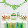 10/25/50pcs Hanging Dinosaur Gift Bags Candy Packaging Children's Birthday Bag Jungle Dinosaur Birthday Party Decor Kids Boys