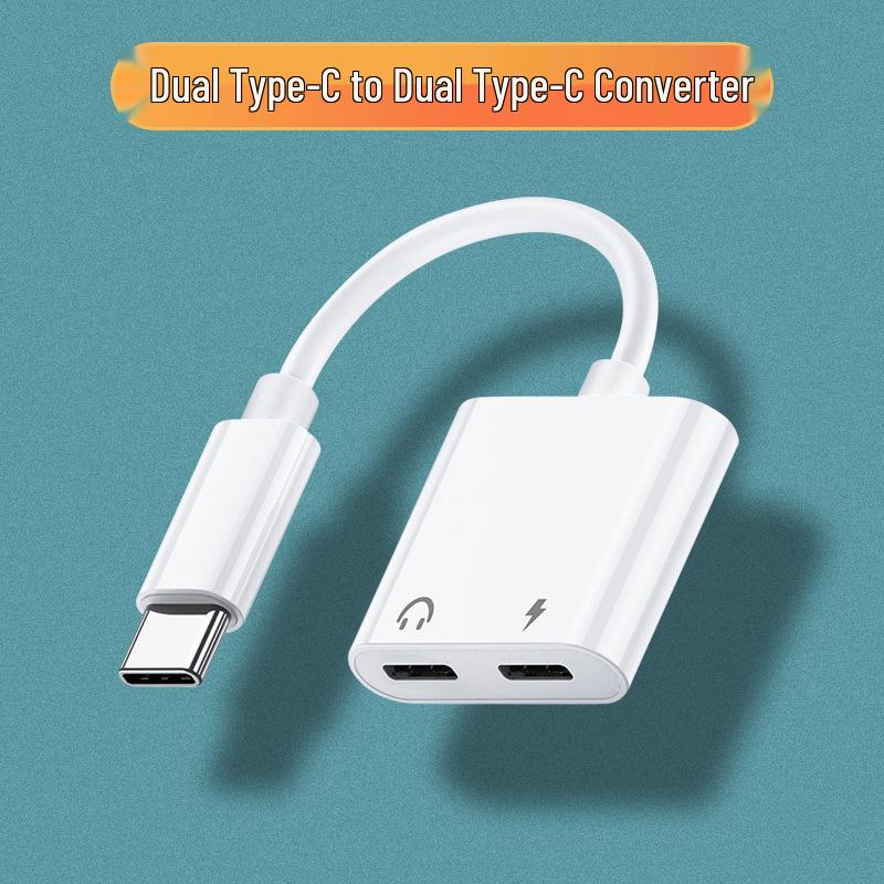 3.5mm Audio and Charging Adapter for iPhone 15/16 - Type-C/USB-C Compatible