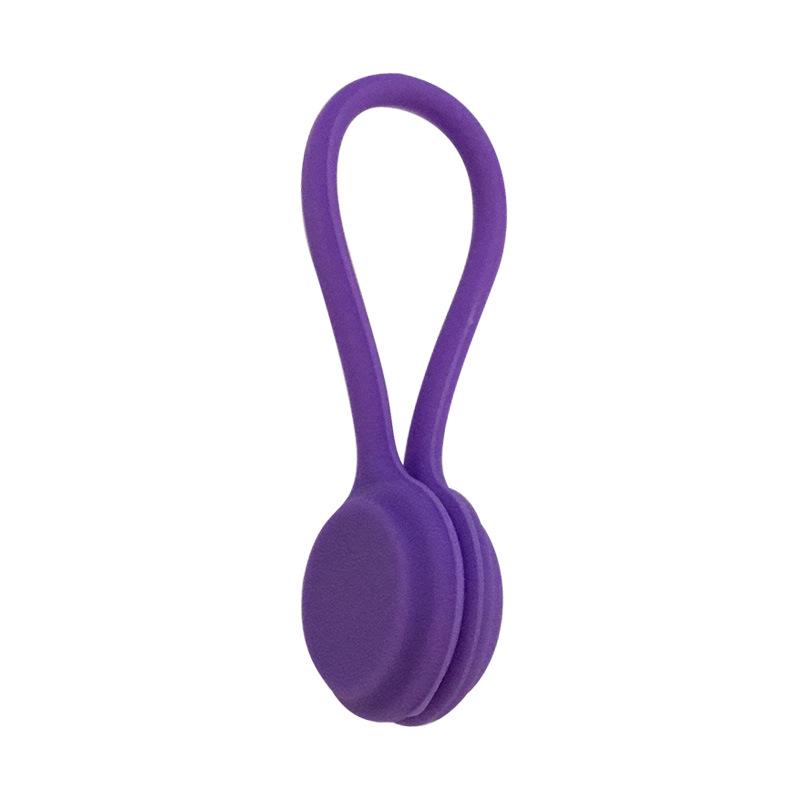 

Силиконовый магнитный органайзер для кабелей и намотка для наушников