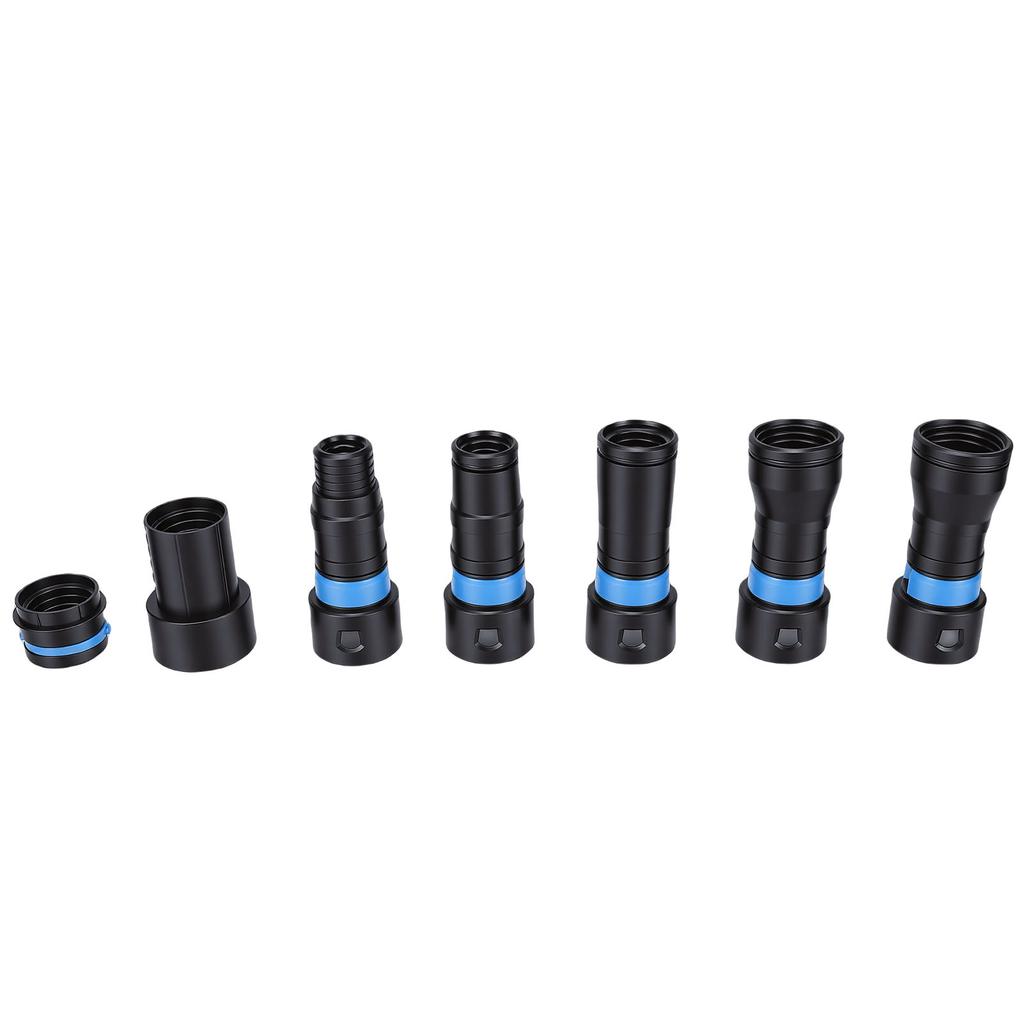 7PCS Vacuum Hose Expansion Adapters Dust Collection Quick Connectors for Home Workshop Vacuuming System Power Tool