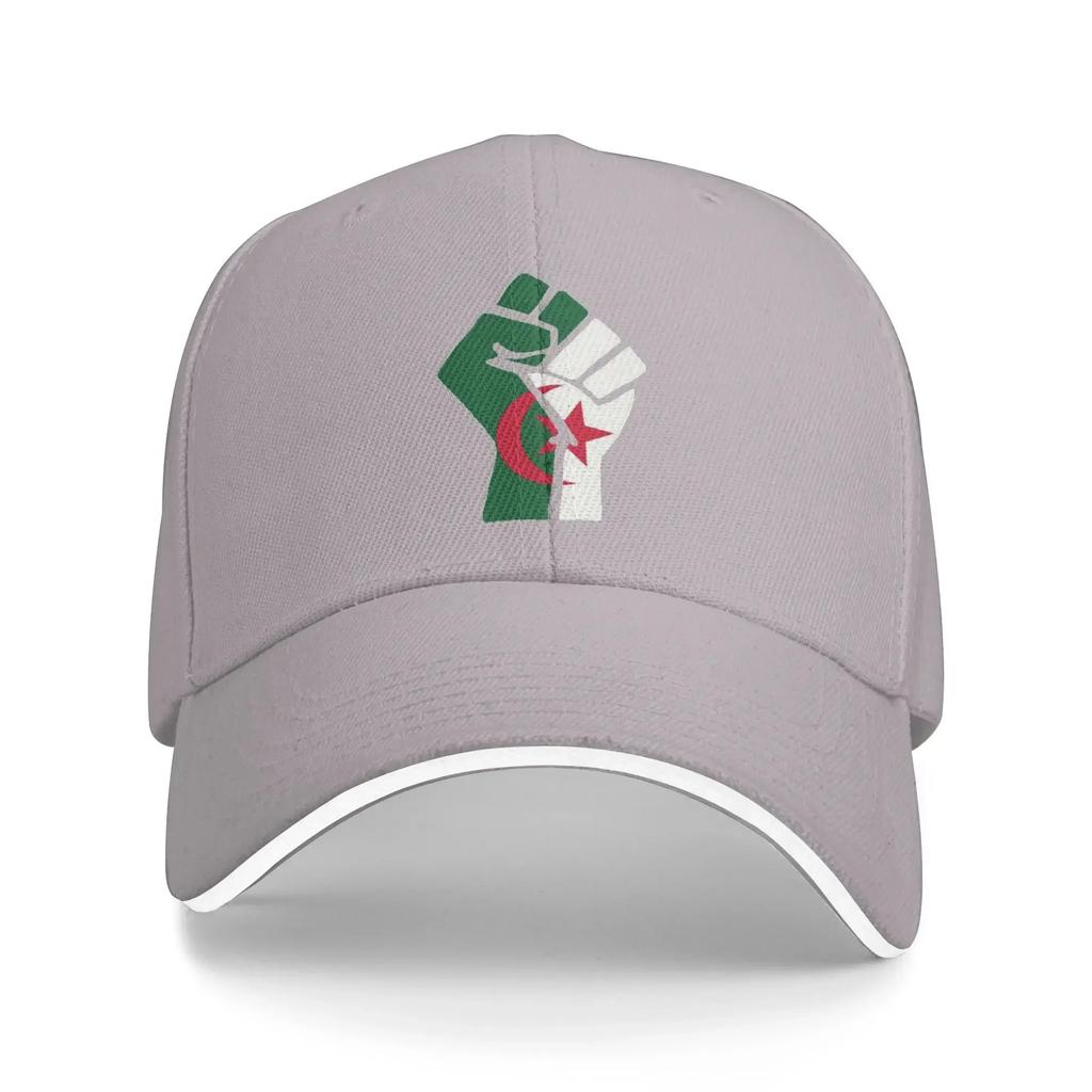 Raise Up Algeria Fight Fist Hiking Baseball Caps Women  Highend Unisex Beach Coquette Hat Hip Hop Trucker Cap