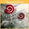 Christmas Scene Decor Lollipop Ice Cream Shape With Diy Hanging Toys For Holiday Festive Decorating