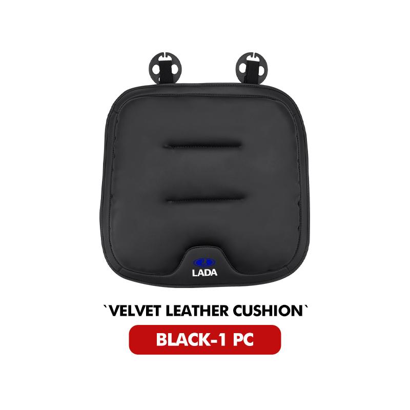 AIVAFW1 Car Seat Cushion Velvet Leather Universal Auto Seat Pad Soft For Lada Vesta Granta Vesta Niva 4X4 Largus Vaz Samara 2110