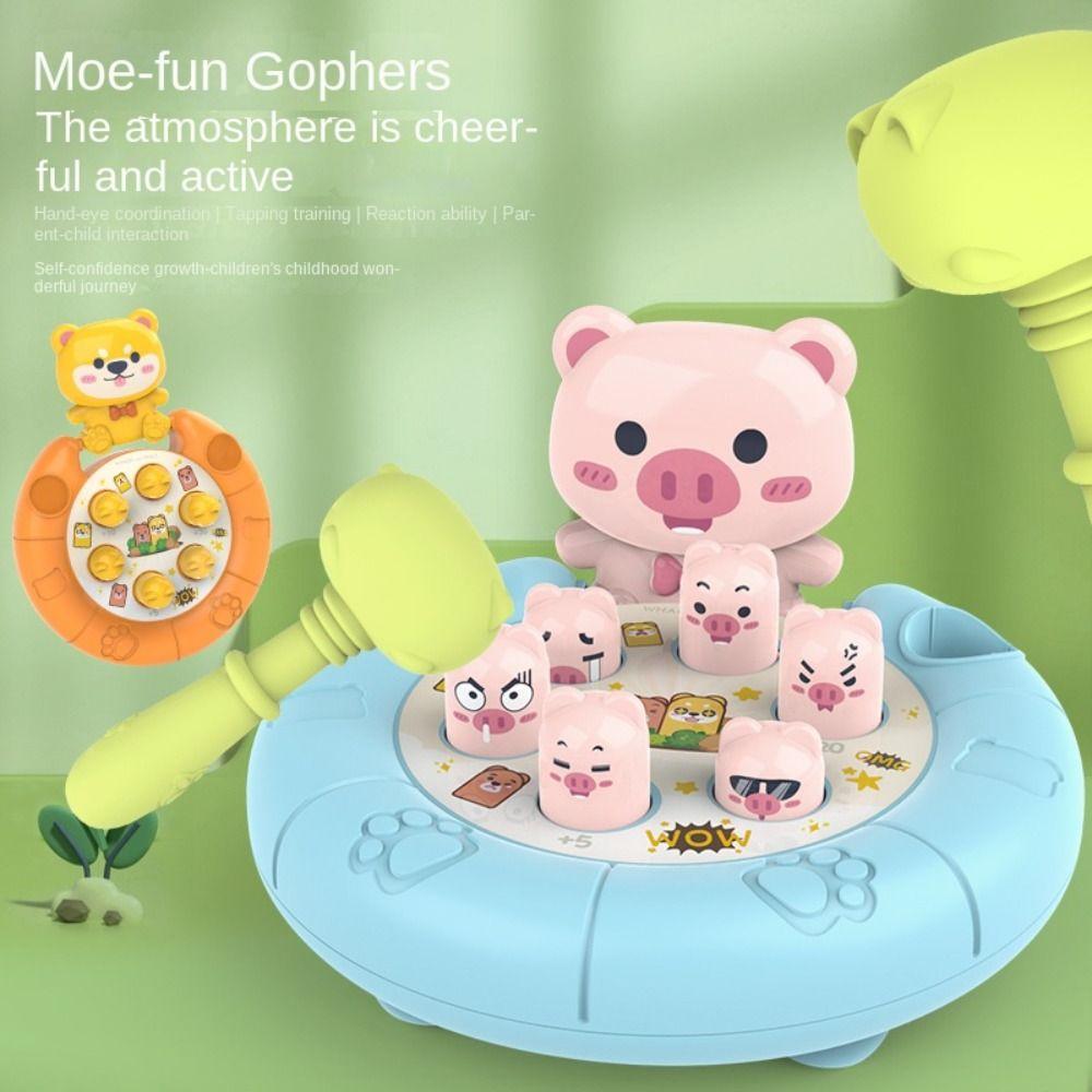 ABS Whack-a-mole Toy Learning Cognition Hamster Pounding Game  Children Gift
