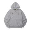 Ogarp Navaho Embroidery Zip-Up Hoodie Melangegray