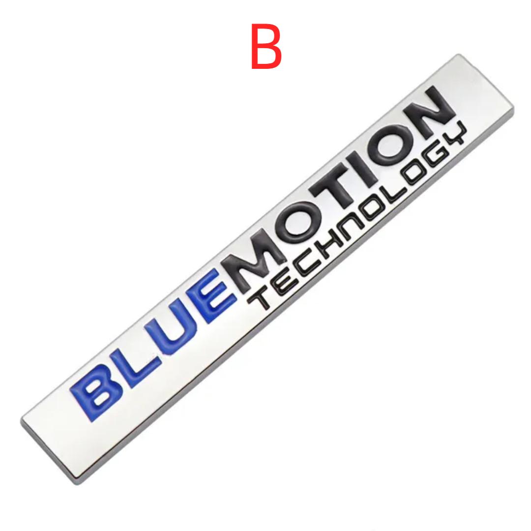 

Металевий логотип BlueMotion Заднє крило багажника Значок Емблема Наклейка Наклейки для аксесуарів V/olkswagen V/WP/assat B8 P/olo G/olf 6 7 j/etta B
