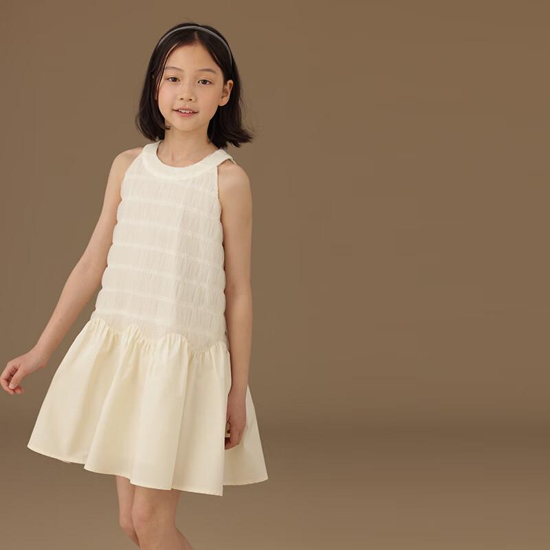 Hacikis Girls' French Style Sleeveless Summer Dress