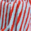160x45cm Fine Striped Jacquard Lamb Fleece Fabric For Children's Clothing Outerwear, Home Pillows, Handmade DIY Clothing Fabrics