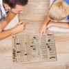 Fore! A Golf Dice Board Game,Wood Tabletop Golf Dice Game for Home, Travel, Camp