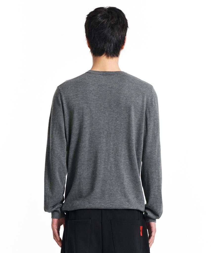 Gicheol Core Layer Knit Top (Grey)