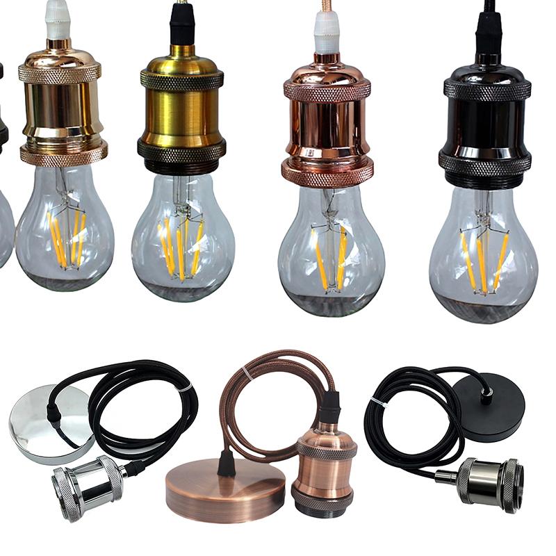 1 Piece Chandelier Screws Ceramic Base With Ceiling Base Fixtures E27 Vintage Antique Copper Lampholder