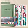 Cross-border A5 Password Notebook with Letter Labels for Account and Website Management