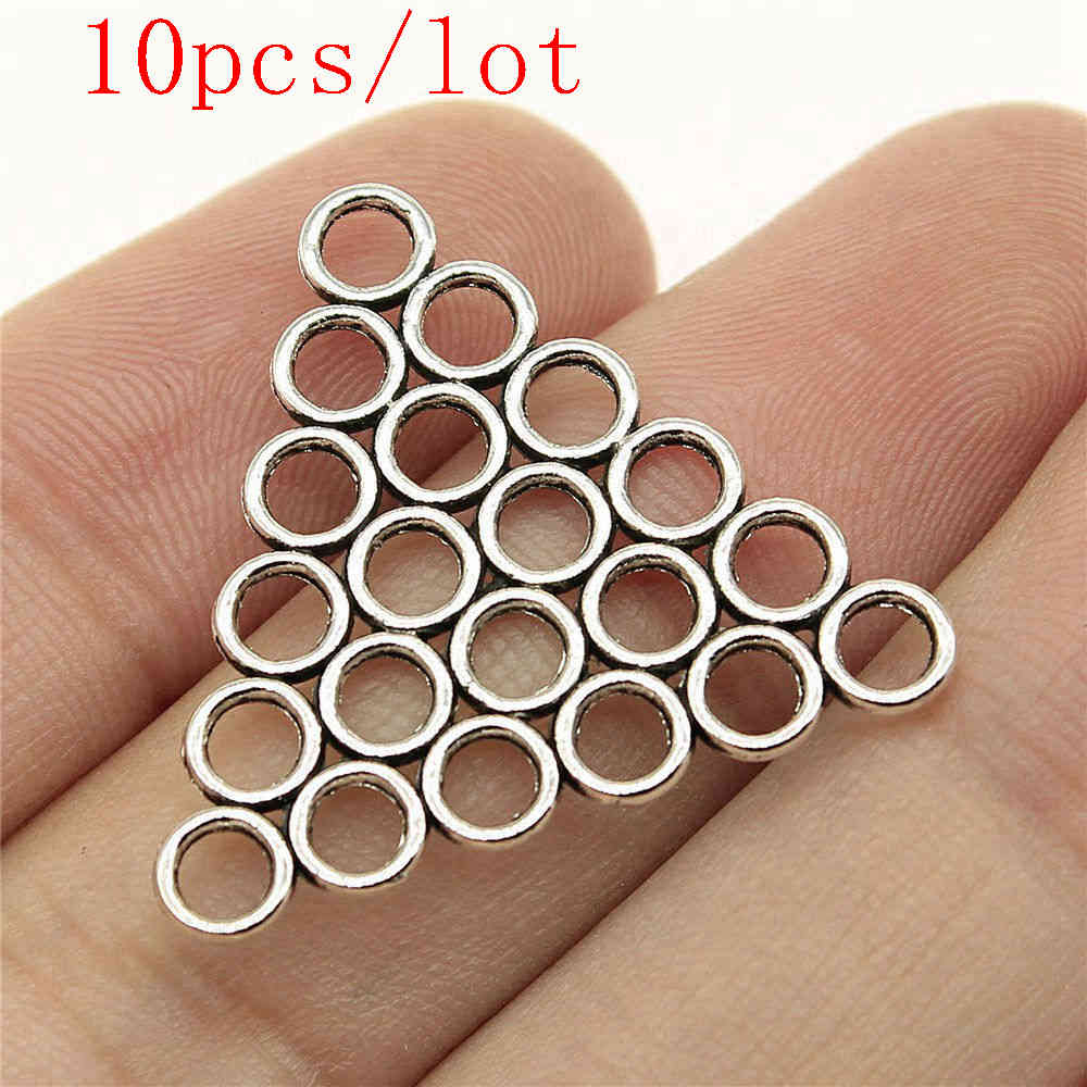 Round Perforated Earring Connectors Components Jewellery Making Supplies Art Crafts Diy Make Accessories