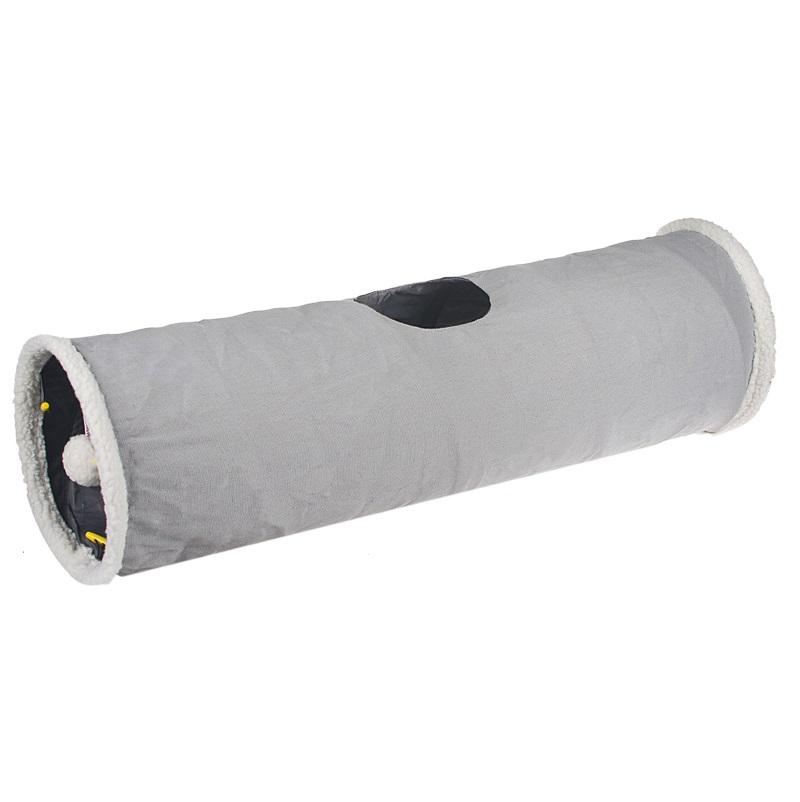 Supplier Indoor Outdoor Plastic Plush Collapsible Pet Toy Play Cat Tunnel