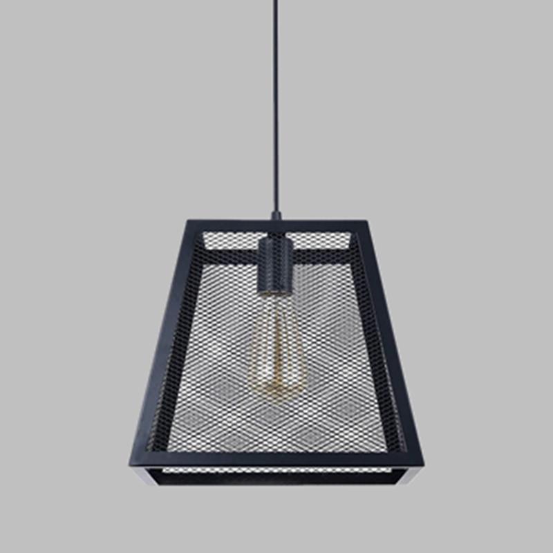 Retro Industrial Pendant Light: American Country Style Wrought Iron Small Lamp for Bars & Cafes