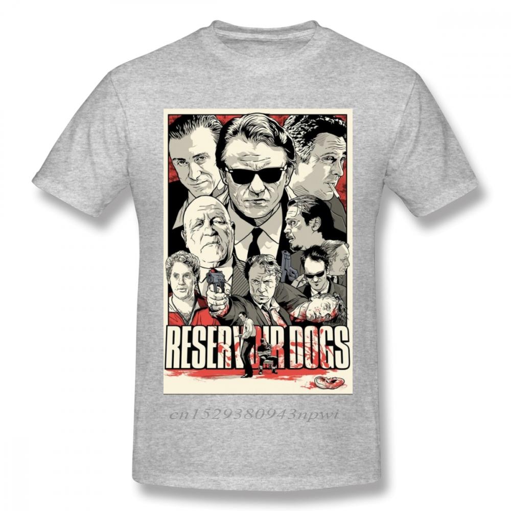 Fashion Street Guys Tops  Tees Swag 100 Cotton Camiseta Shirt Movie Reservoir Dogs T Shirt Unisex Round Neck XS3XL T Shirt