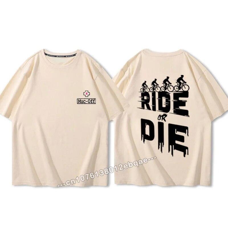 Ride Or Die Letter Print Bavlněné tričko Móda Značka Krátký rukáv Topy Unisex Ženy Léto 2023 Nová cool trička Volné Unisex oblečení