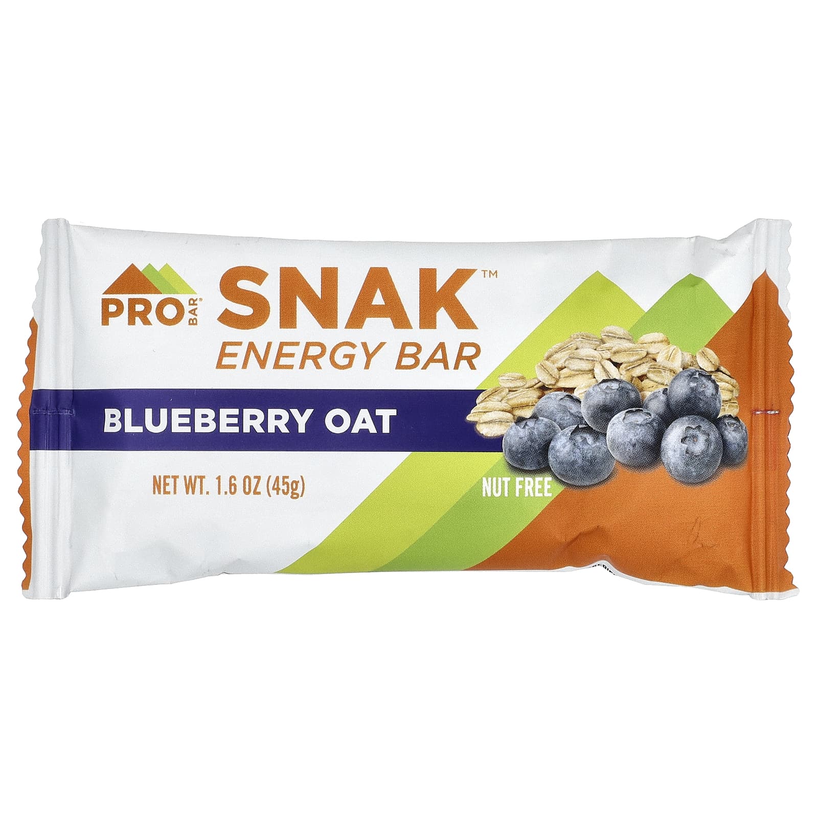 

ProBar, SNAK™, Energy Bar, Blueberry Oat, 1.6 oz (45 g)