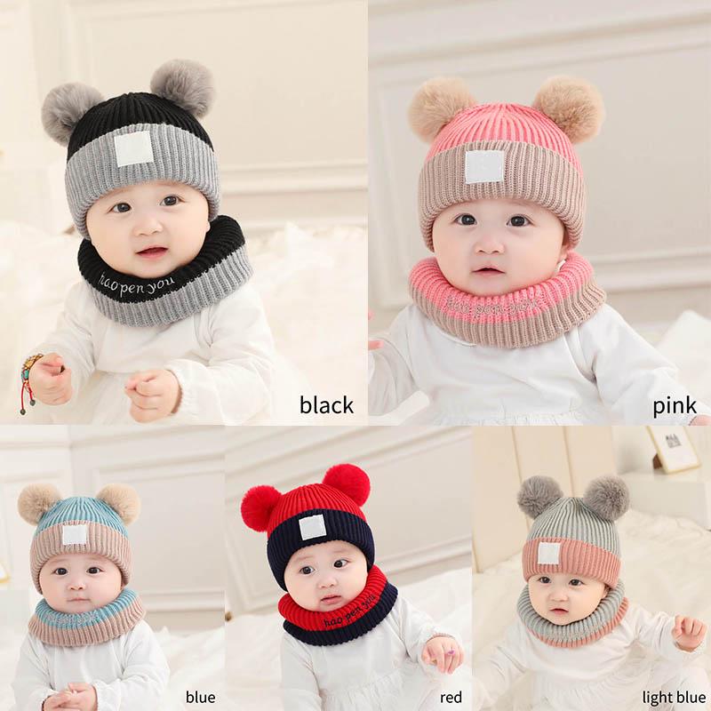 Gorro De Punto Para Bebé Y Niño - Invierno, Con Orejeras Y Lazos, Talla Única (1-5 Años), Rosa, Interior De Forro Polar