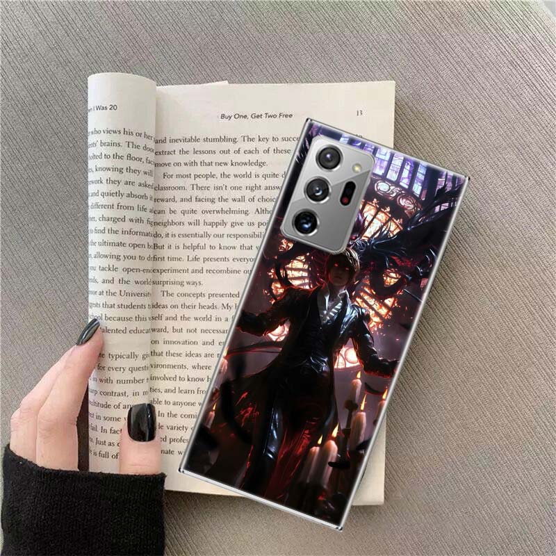 Anime Deth Note Light Yagami Phone Case For Samsung Galaxy S25 Edge S24 S23 FE S22 S26 Ultra S21 S20 S10 Plus Capa Soft