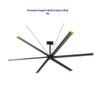 7.3m Industrial Large Ceiling Fan with Permanent Magnet Frequency Conversion for Warehouse, Mall, or Training Hall Ventilation